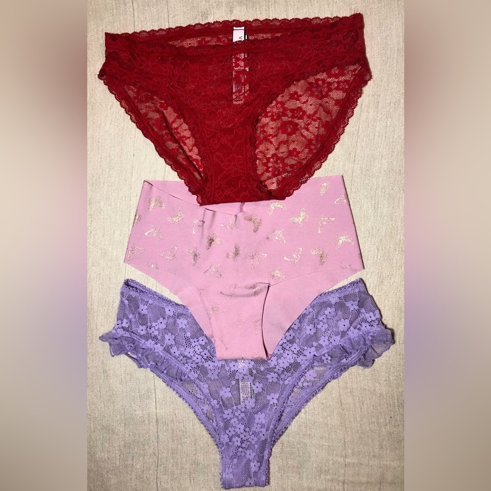 BNWT Victorias Secrets panties 3 prs size XS